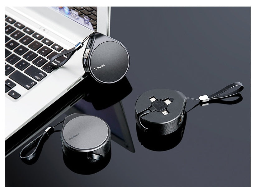 Telescopic data line three-in-one fast charging data line Telescopic data line three-in-one fast charging data line